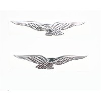 Wesiop Majestic 3D Silver Eagle Decal – Bold, High-Quality Decor for Cars, Laptops, and More